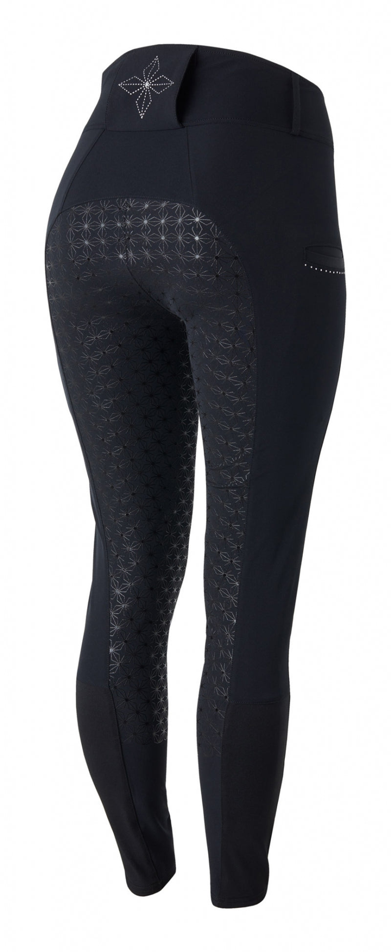 Horze Eliza Ladies Crystal Detailed Full Seat Breeches