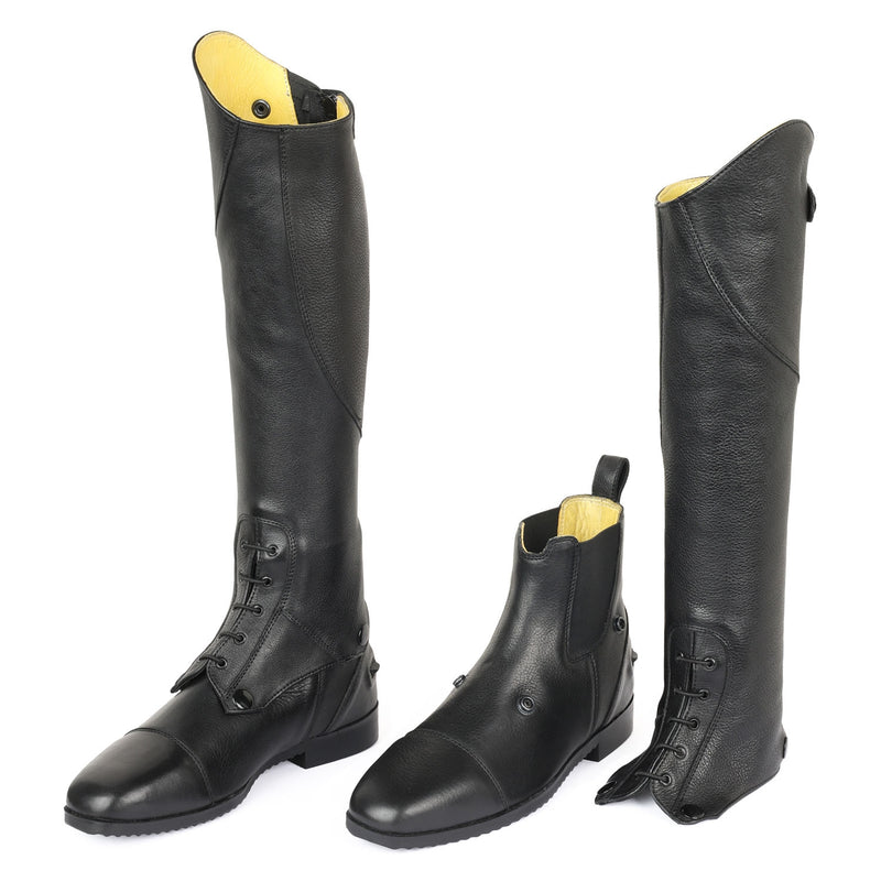 TuffRider Ladies Hinterland Convertible Riding Boots Use as Paddock or Tall Boots