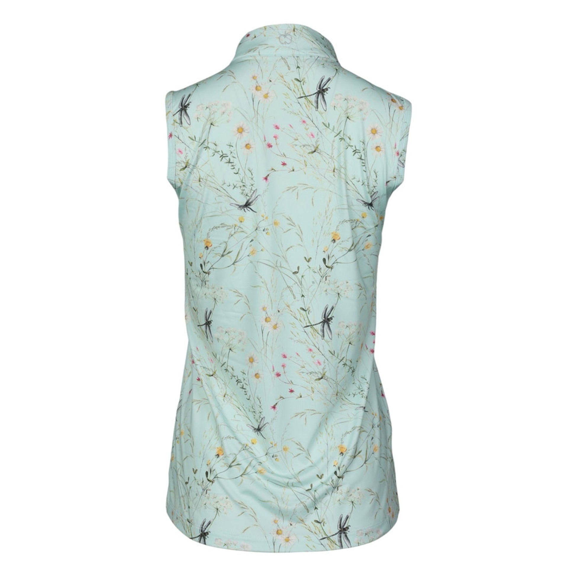 Dapplebay Ladies Dragonfly Meadow 1/4 Zip Sleeveless Riding Top