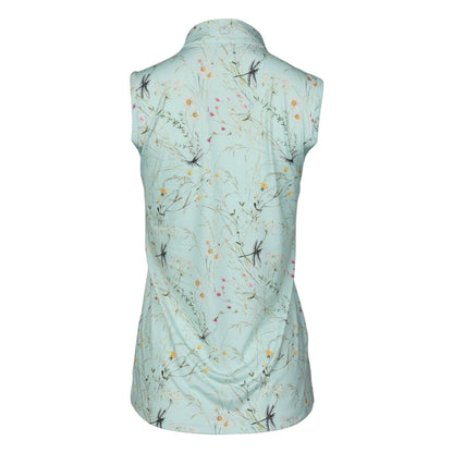 Dapplebay Ladies Dragonfly Meadow 1/4 Zip Sleeveless Riding Top