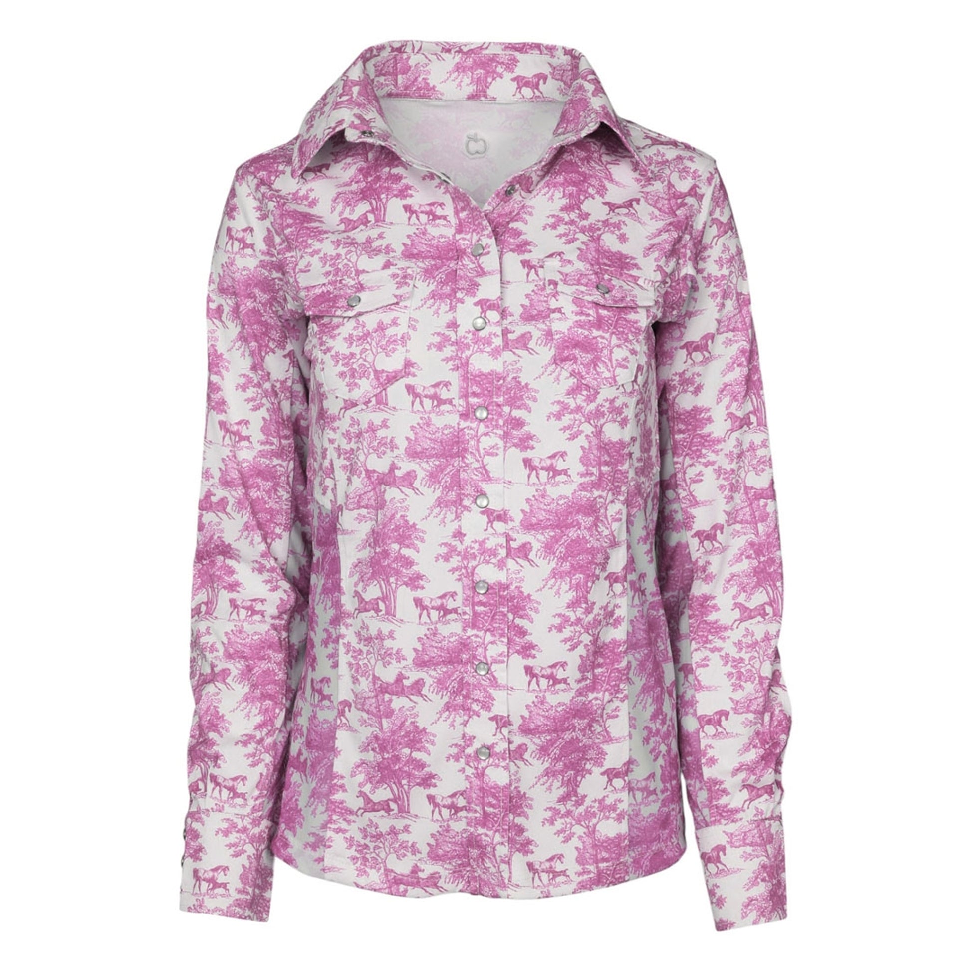 Dapplebay Ladies Equestrian Toile Button Western Shirt