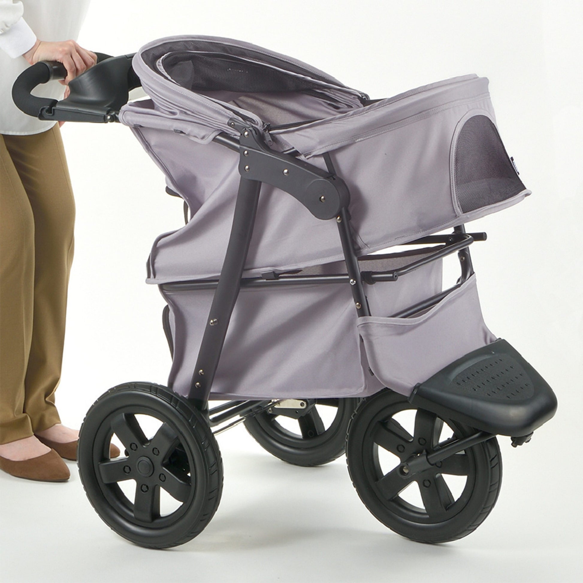 Richell Easy Collapsible Jogging Pet Stroller