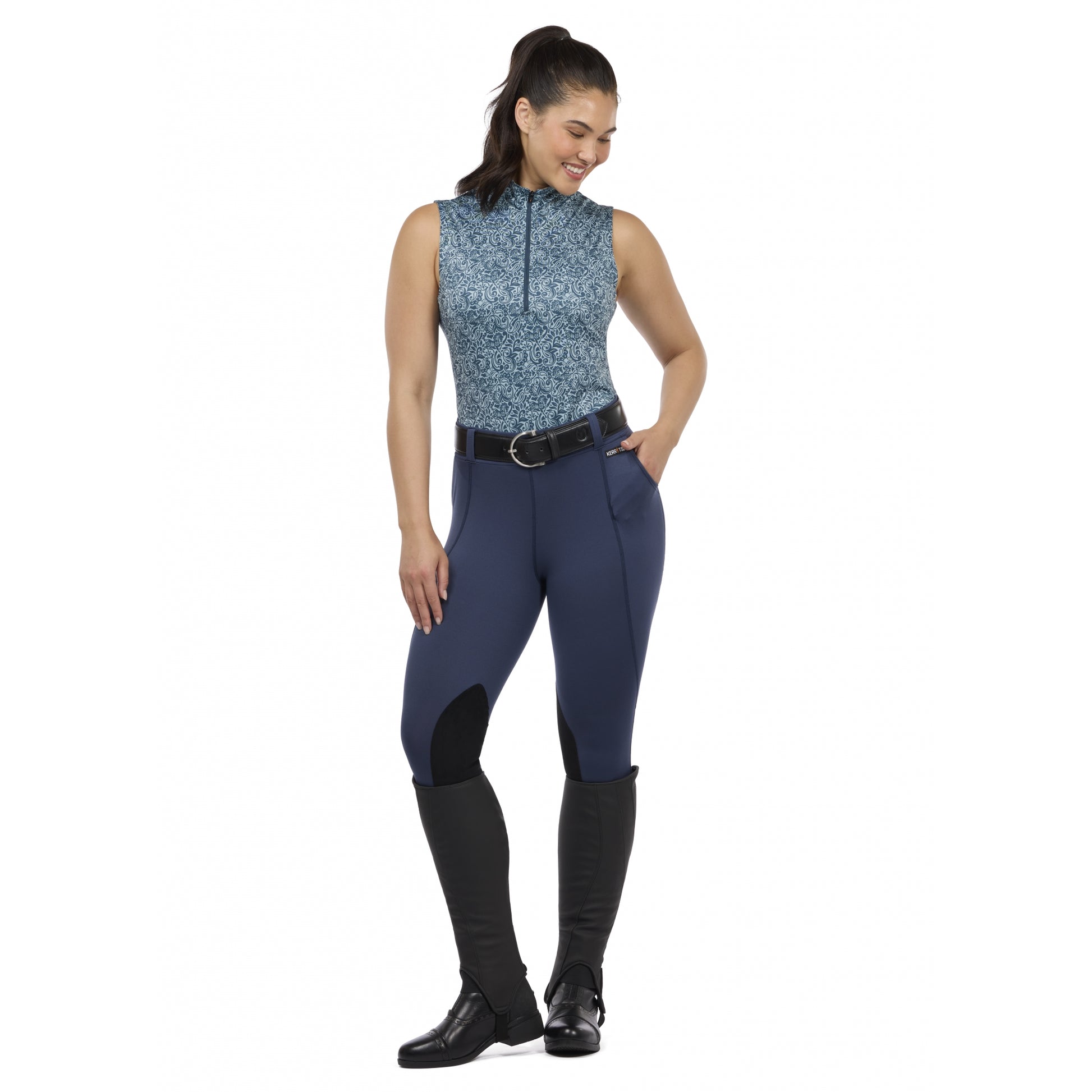 Kerrits Play It Coolcore Sleeveless Shirt - Print