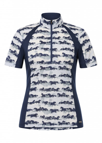 Kerrits EquiBreeze Ice Fil Short Sleeve Shirt - Print