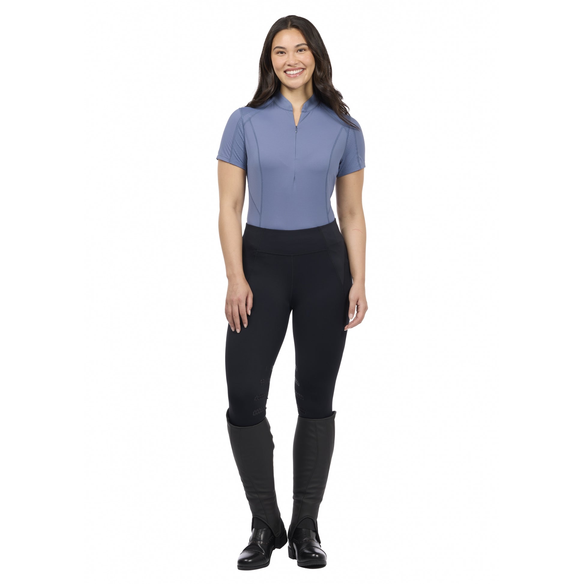 Kerrits Precision Short Sleeve Quarter Zip Tech Top