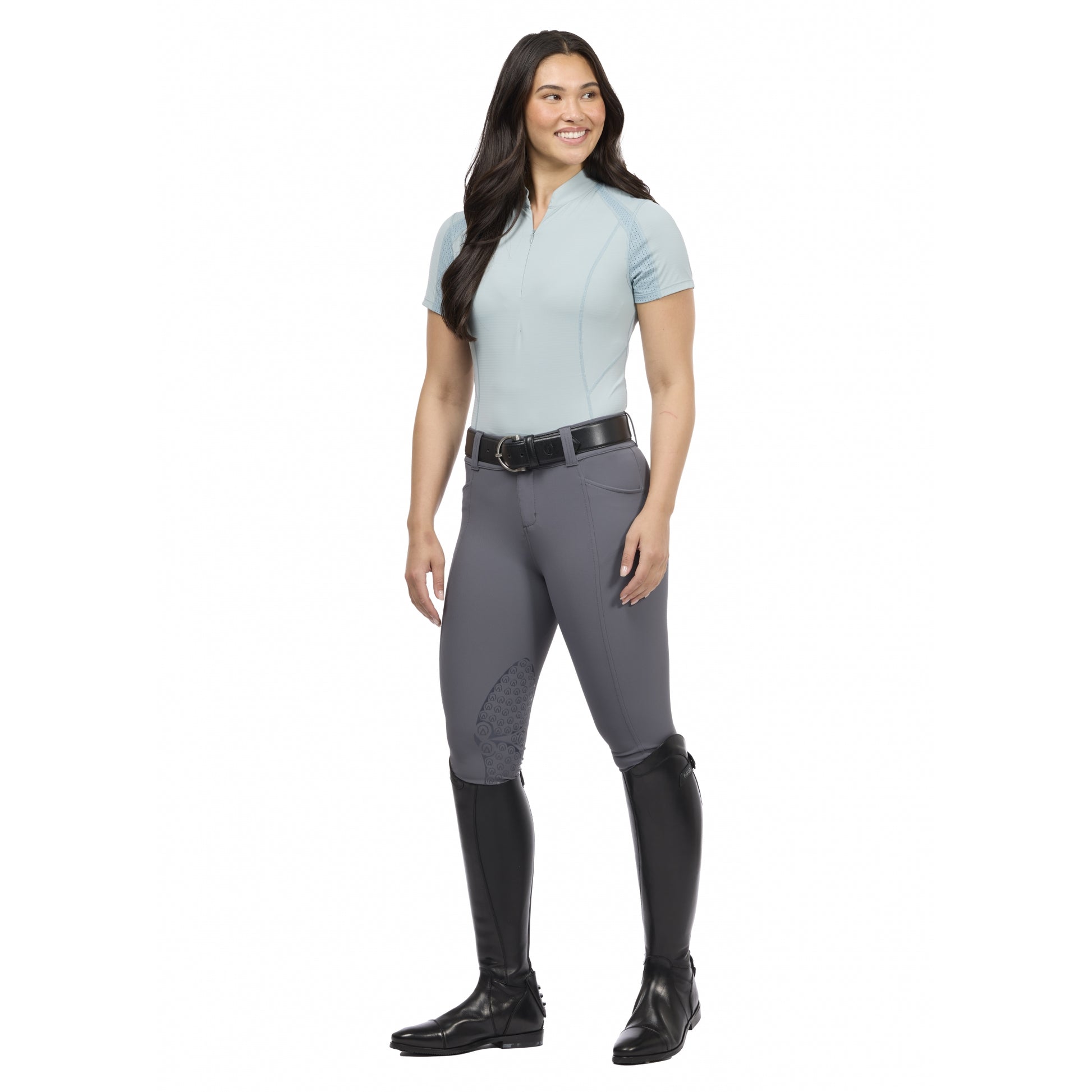 Kerrits Precision Short Sleeve Quarter Zip Tech Top