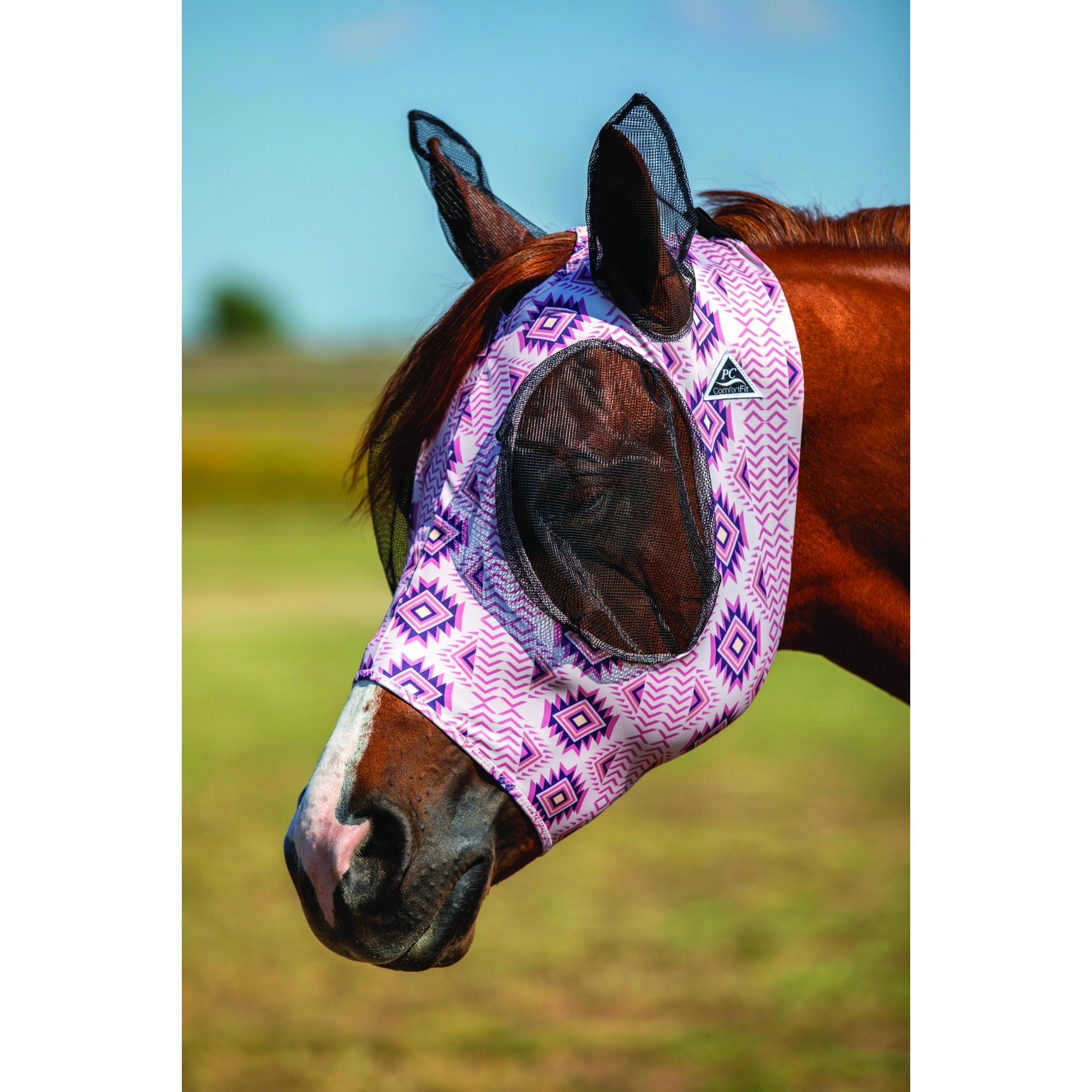 Professionals Choice Comfort Fit Lycra Fly Mask Po