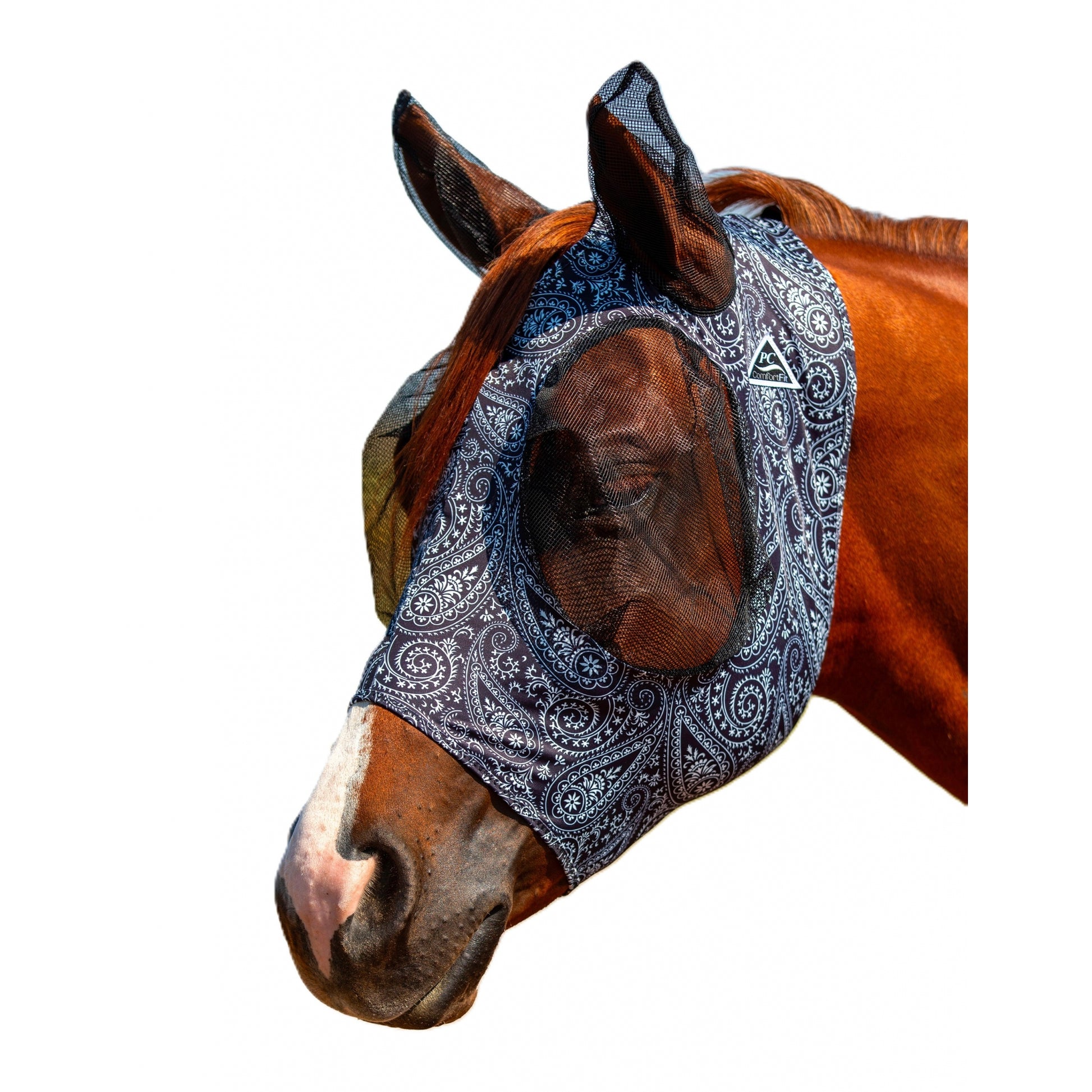 Professionals Choice Comfort Fit Lycra Fly Mask Po