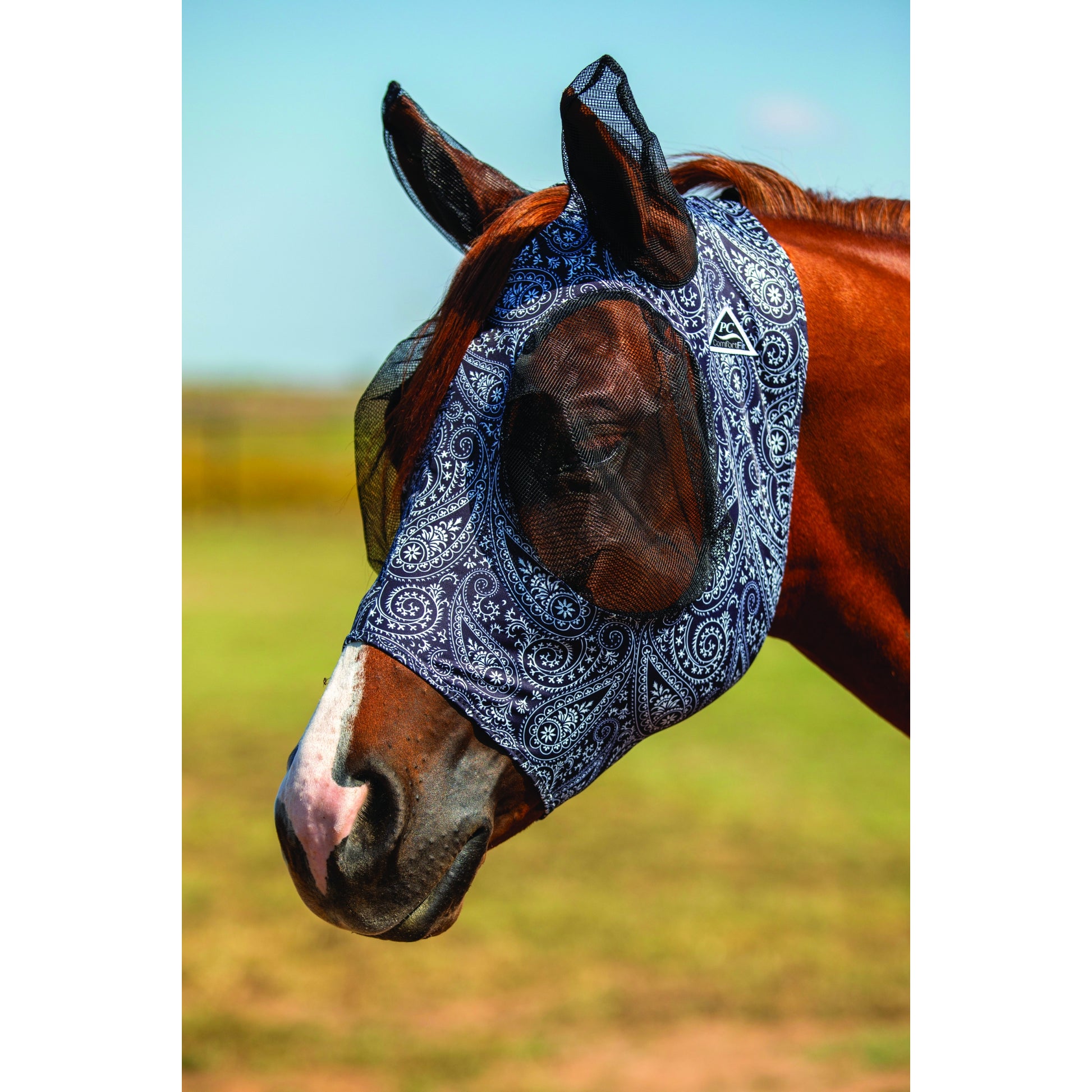 Professionals Choice Comfort Fit Lycra Fly Mask Po