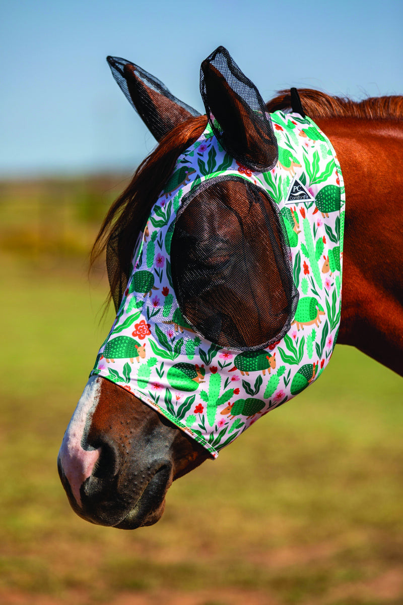 Professionals Choice Comfort Fit Lycra Fly Mask Po