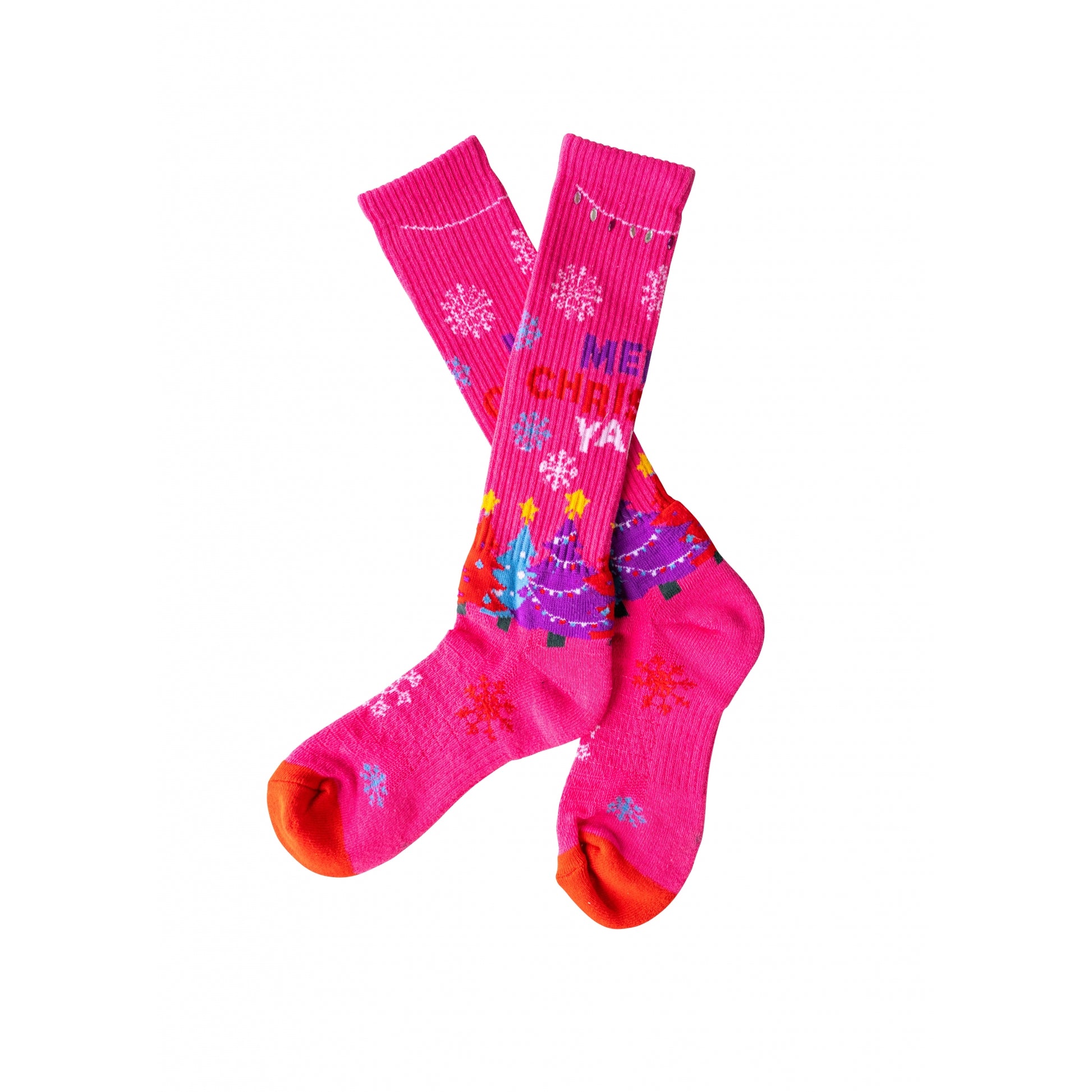 Lucky Chuck Merry Christmas Ya'll Socks