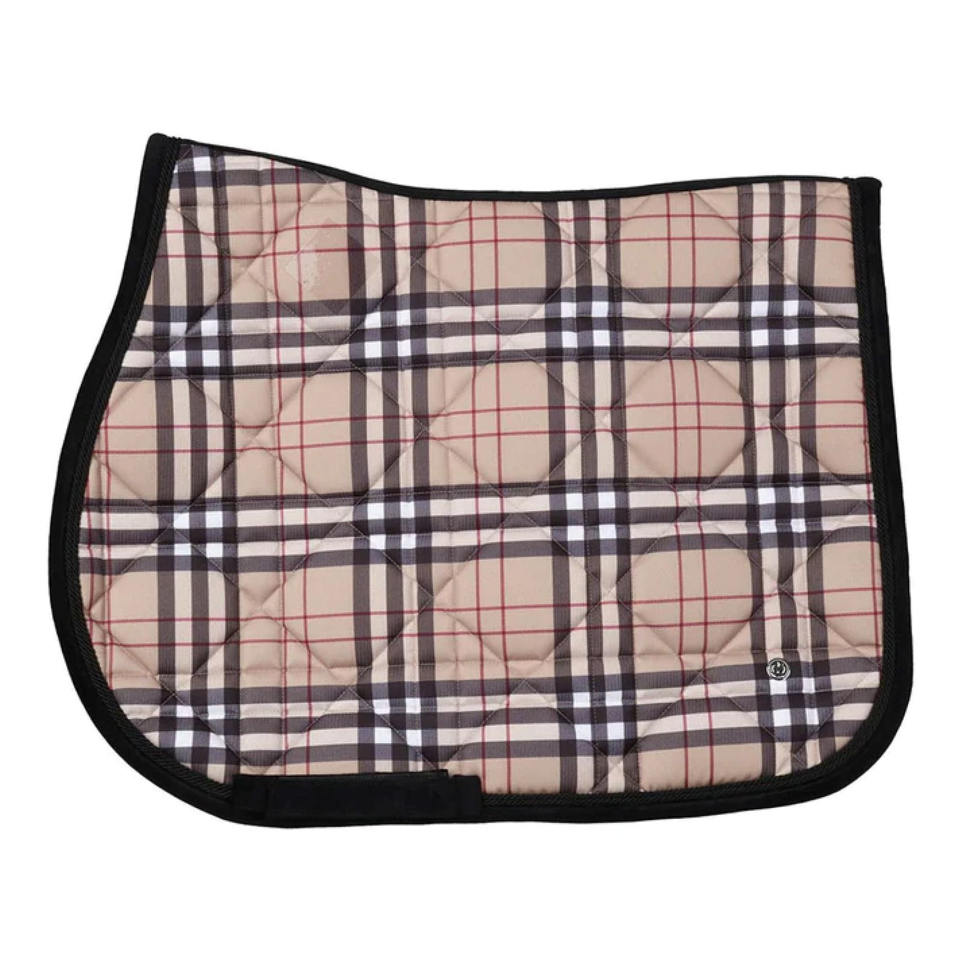 Dapplebay Holiday Plaid Jump Saddle Pad