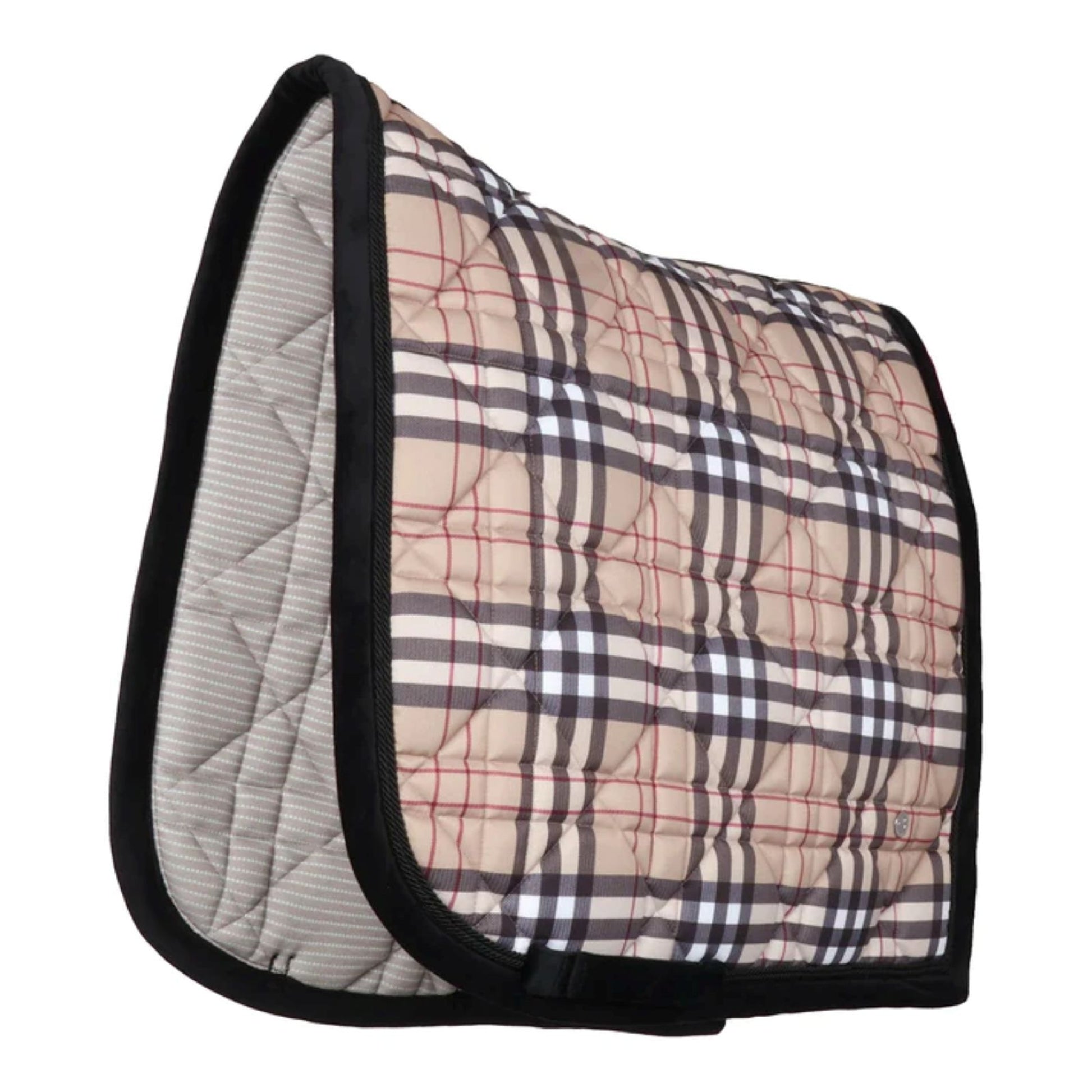 Dapplebay Holiday Plaid Dressage Saddle Pad