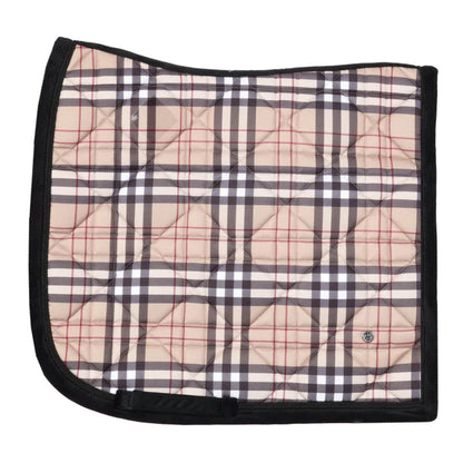 Dapplebay Holiday Plaid Dressage Saddle Pad