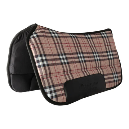 Dapplebay Holiday Plaid Western Saddle Pad