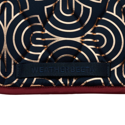 Weatherbeeta Spark Foil Print Dressage Saddle Pad