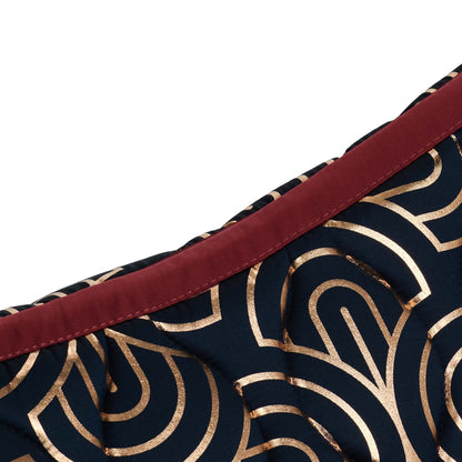 Weatherbeeta Spark Foil Print Dressage Saddle Pad
