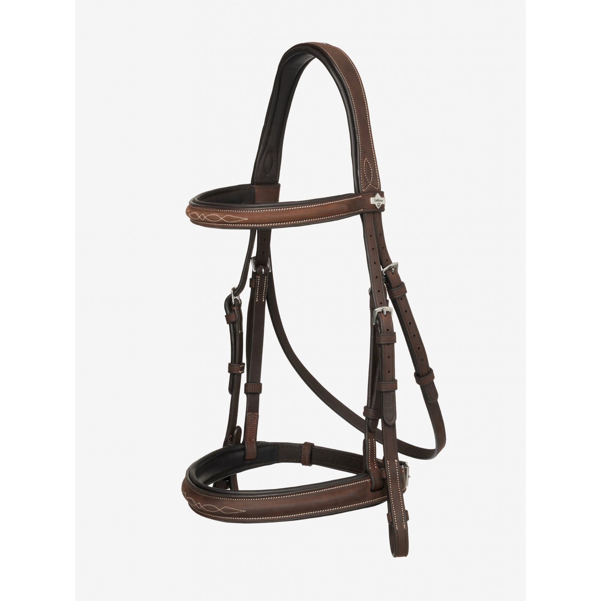 LeMieux Stitched Hunter Bridle with Laced Reins
