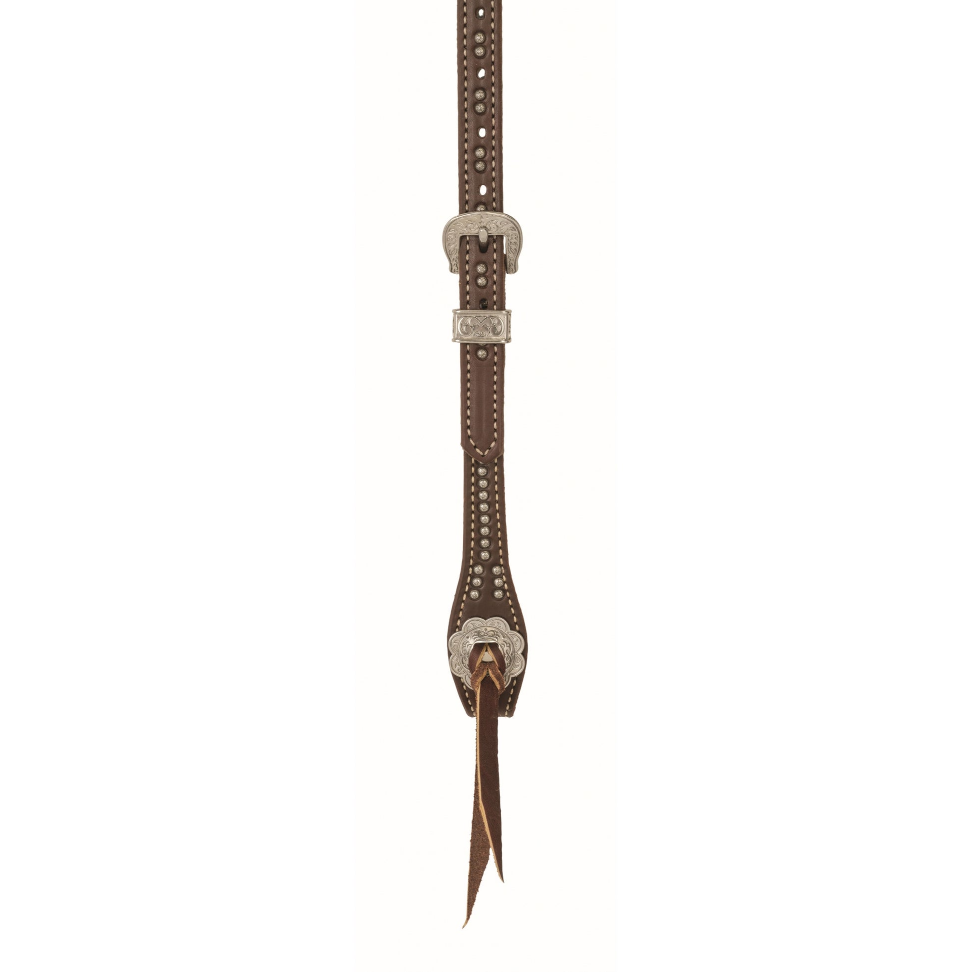 Weaver Western Leather Sliding Ear Headstall Stockman