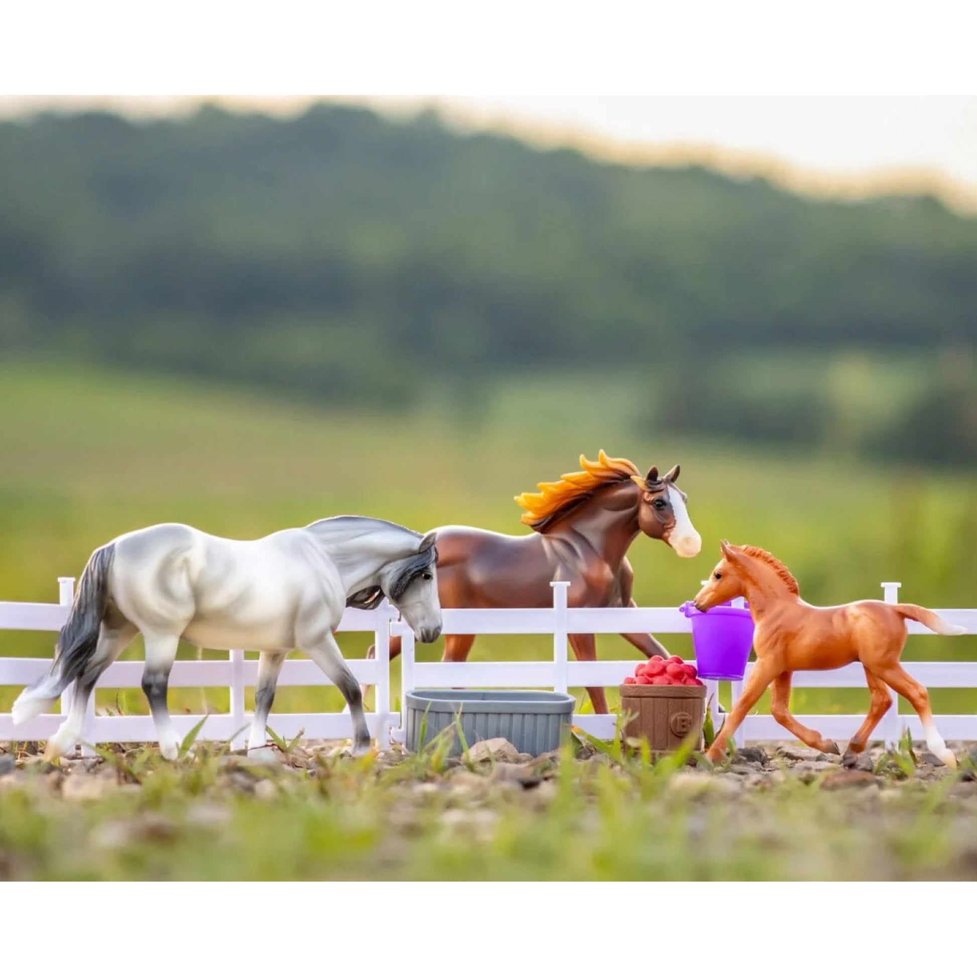 Breyer Playful Pony Horse Family