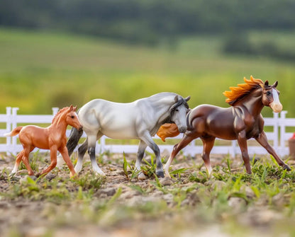 Breyer Playful Pony Horse Family