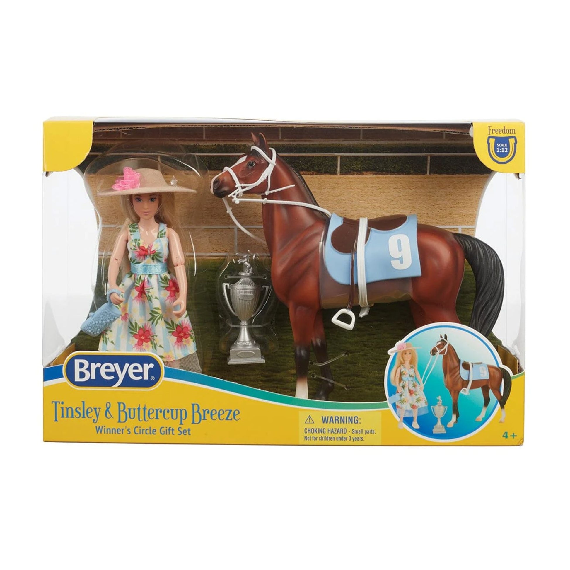 Breyer Winner's Circle Gift Set - Tinsley & Buttercup Breeze