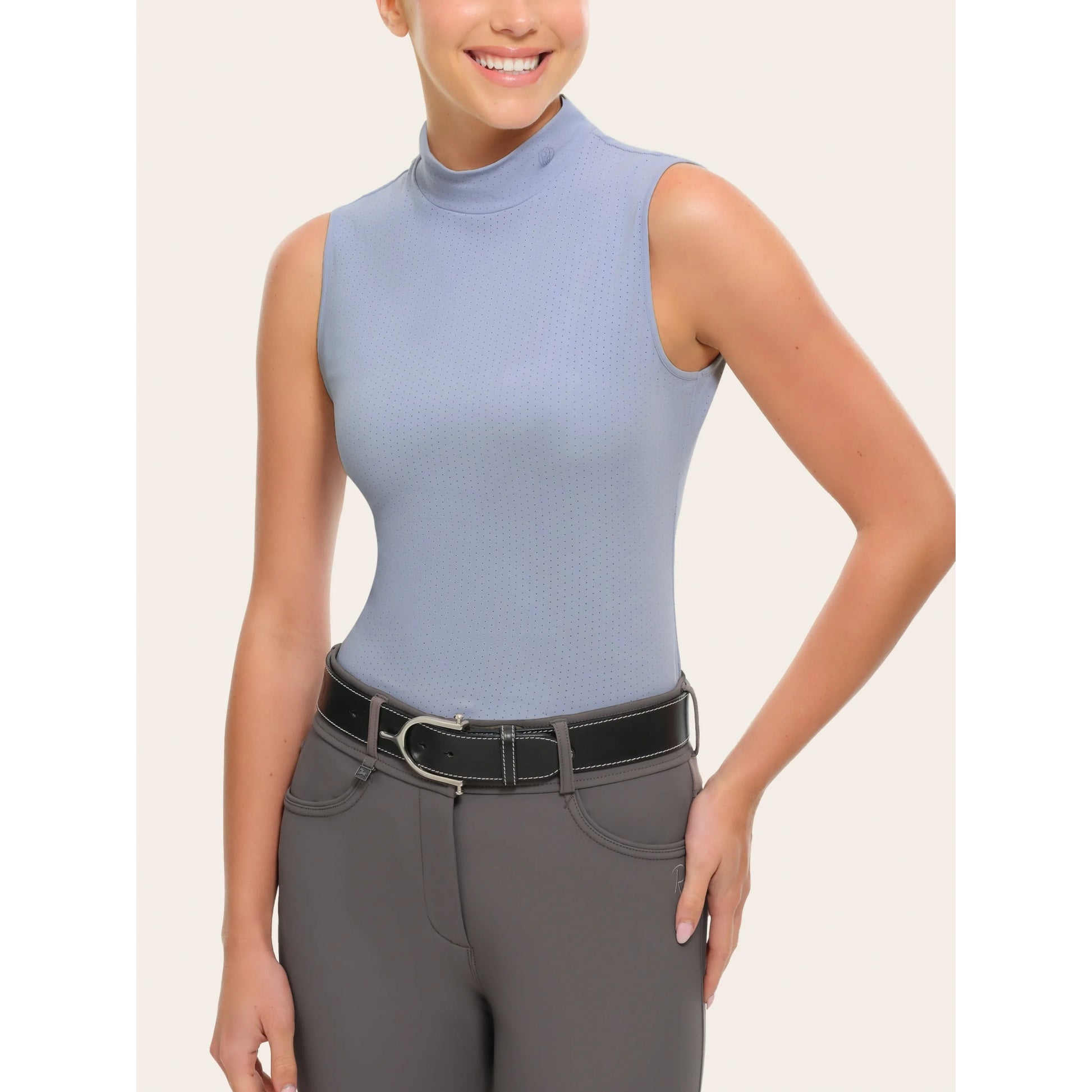 R.J. Classics Corrie Sleeveless Mock Neck Shirt
