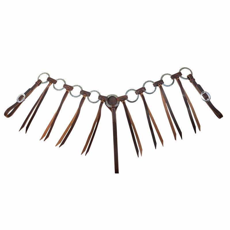 Professionals Choice Ring Tassle Breast Collar