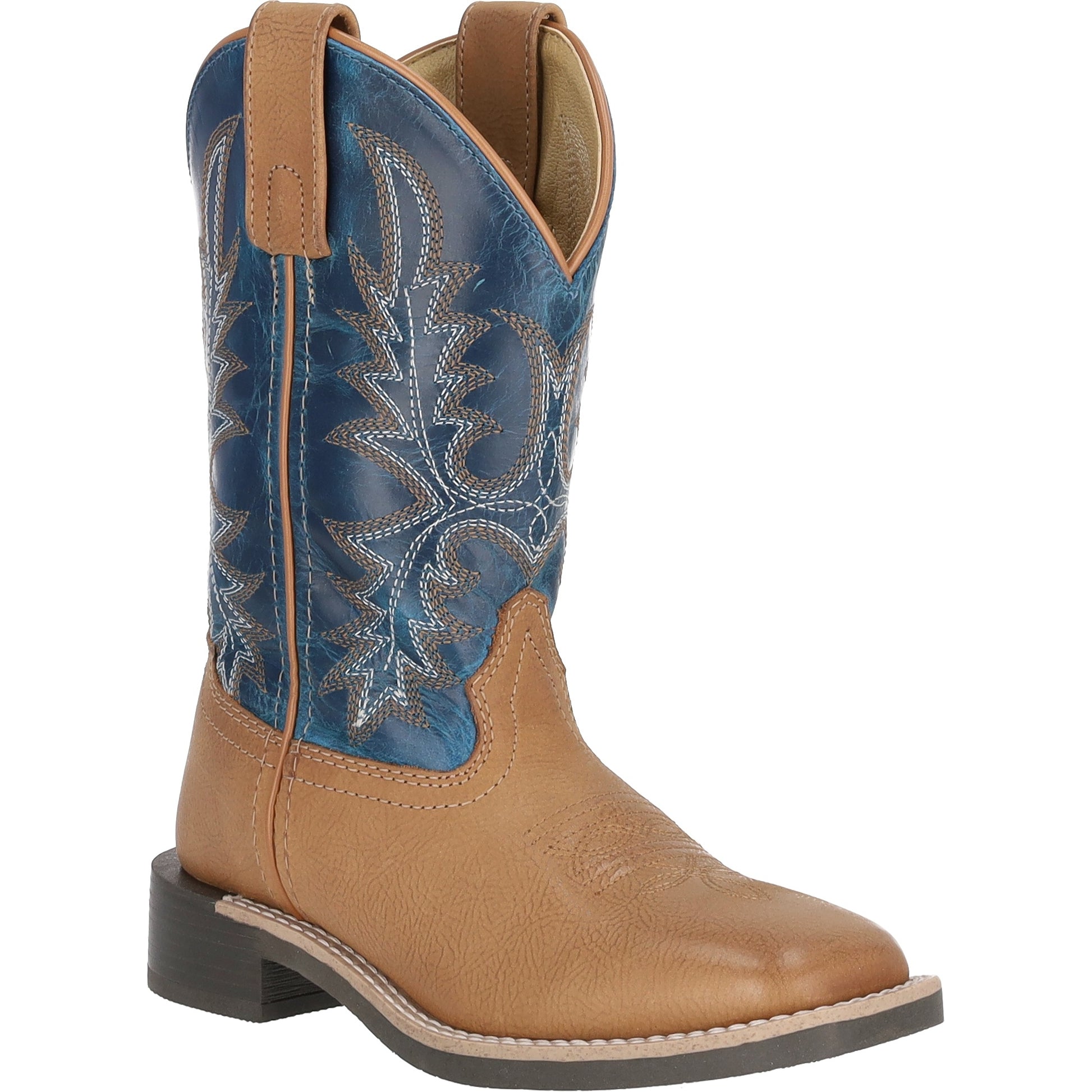 Smoky Mountain Youth Adobe Leather Western Boots