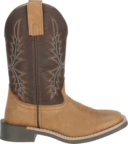 Smoky Mountain Youth Adobe Leather Western Boots
