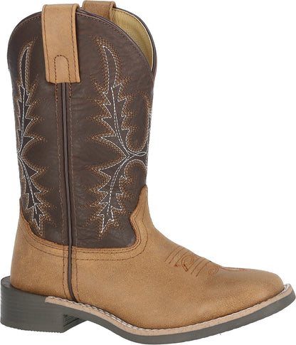 Smoky Mountain Youth Adobe Leather Western Boots