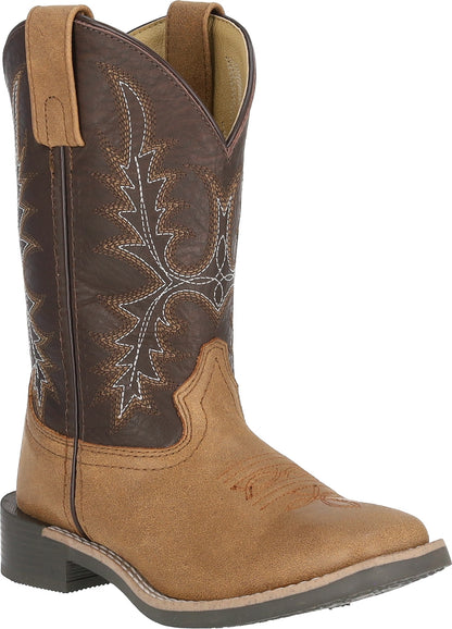 Smoky Mountain Youth Adobe Leather Western Boots