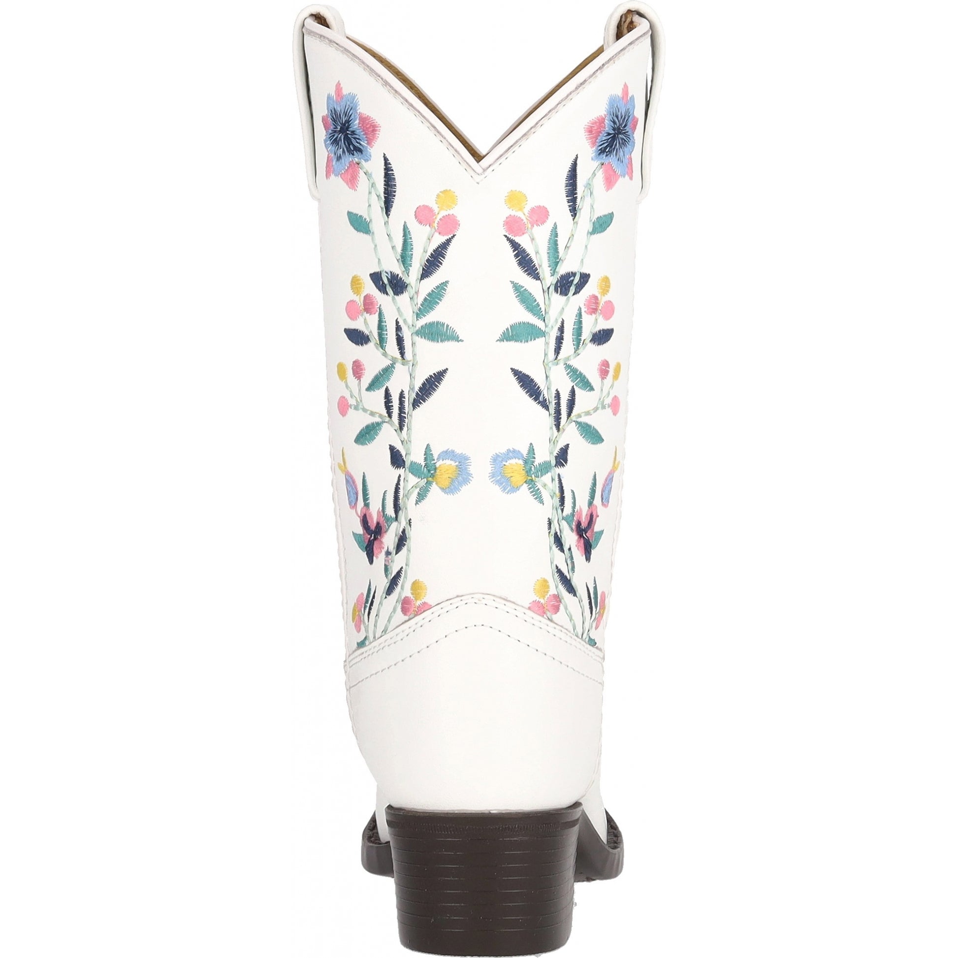 Smoky Mountain Kids Girls Lacey Leather Embroidered Western Boots