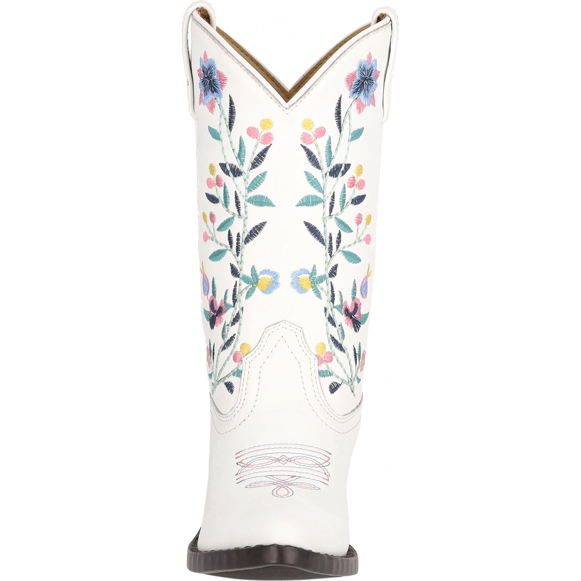 Smoky Mtn Youth Girls Lacey Leather Embroidered Western Boot