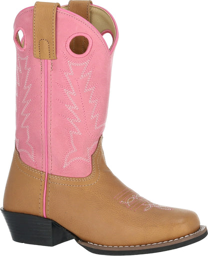 Smoky Mountain Youth Mesa Girls Leather Western Boots