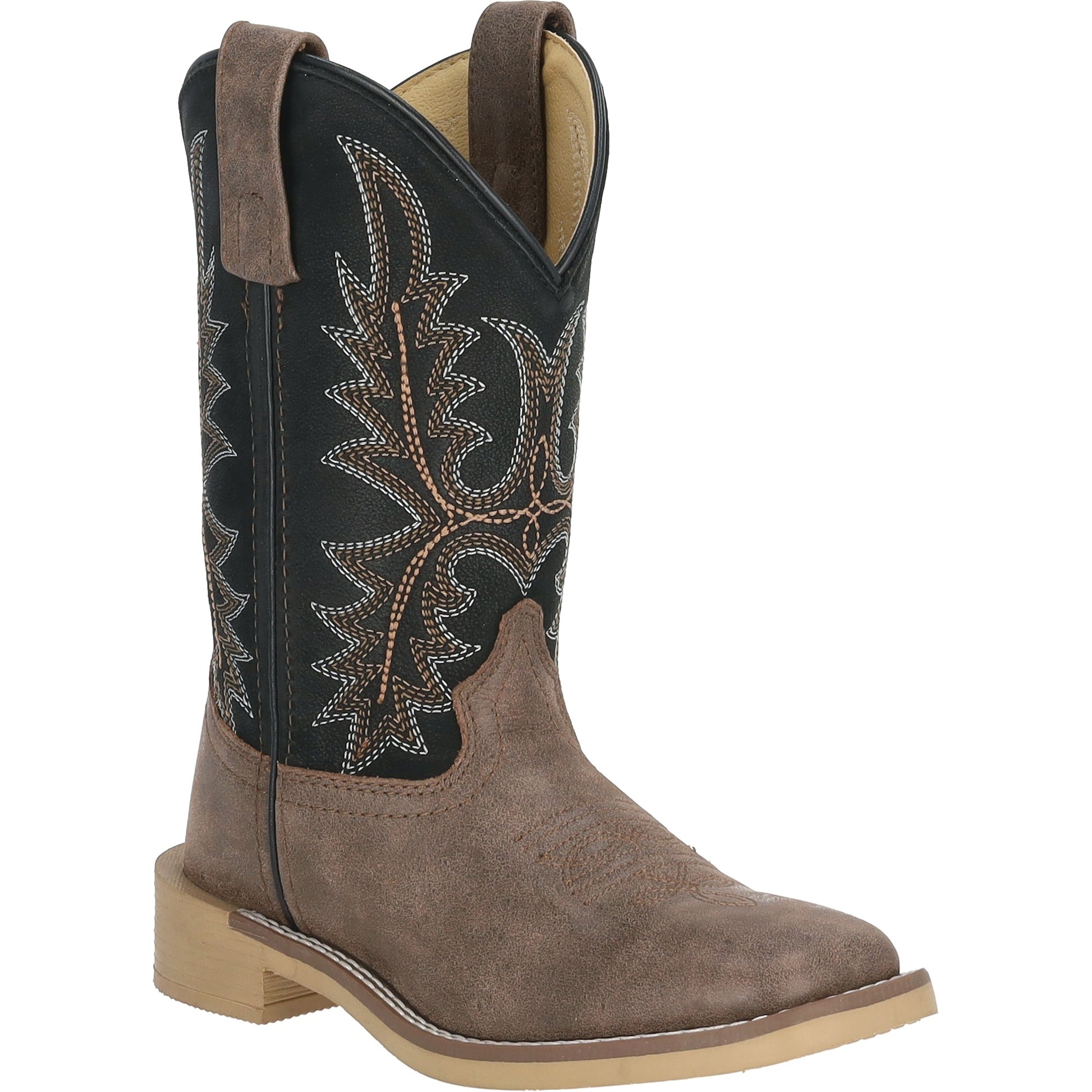 Smoky Mountain Youth Adobe Leather Western Boots
