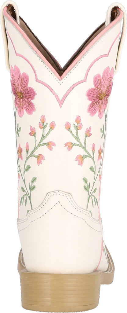 Smoky Mountain Youth Girls Desert Bloom Embroidered Leather Western Boots