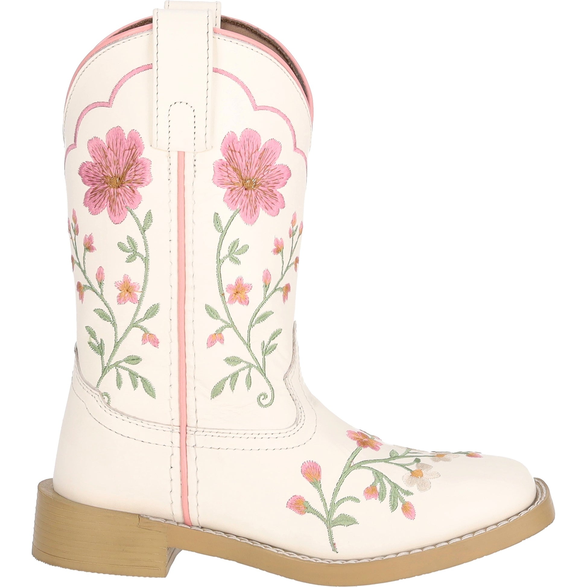 Smoky Mountain Youth Girls Desert Bloom Embroidered Leather Western Boots
