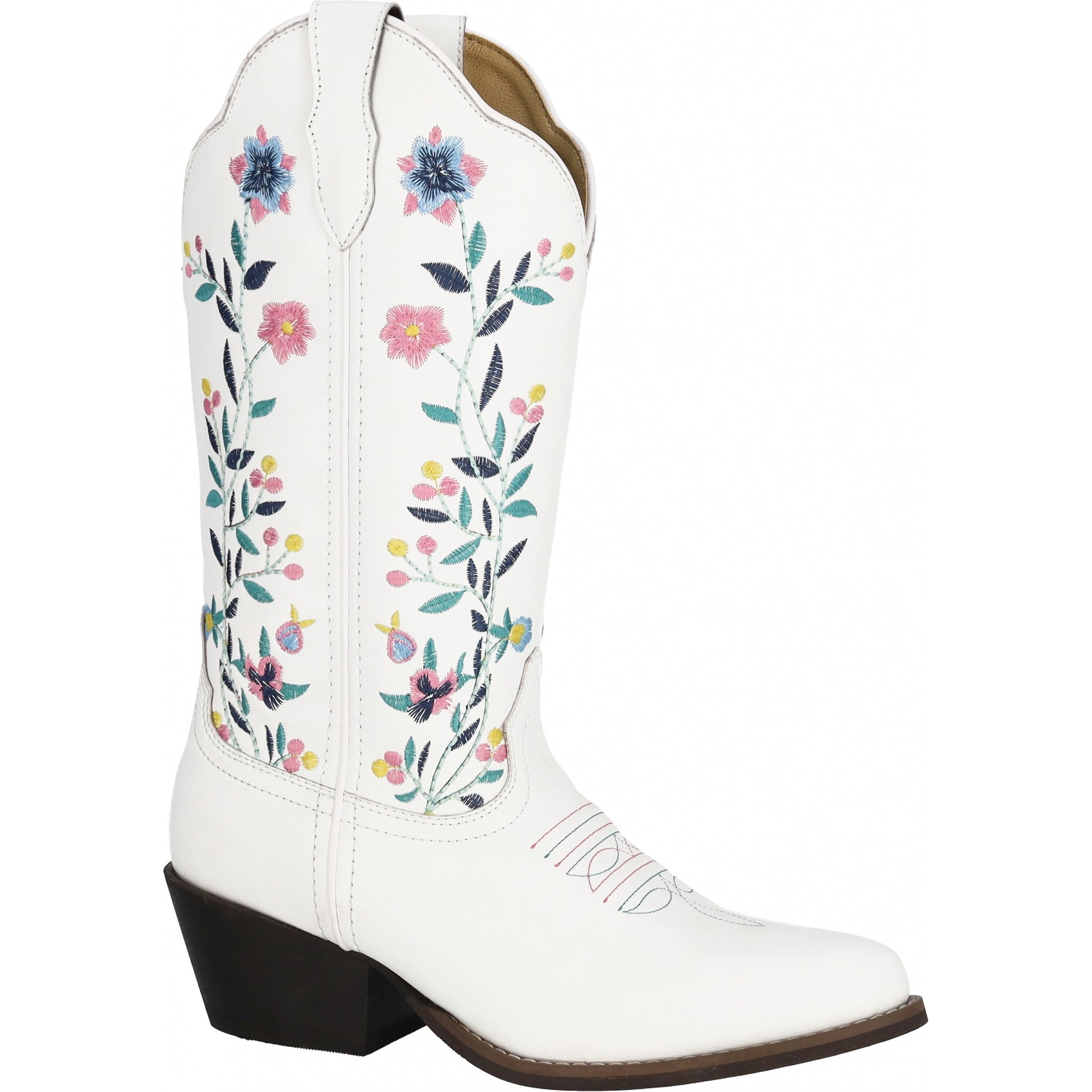 Smoky Mountain Ladies Lacey Embroidered Leather Western Boots