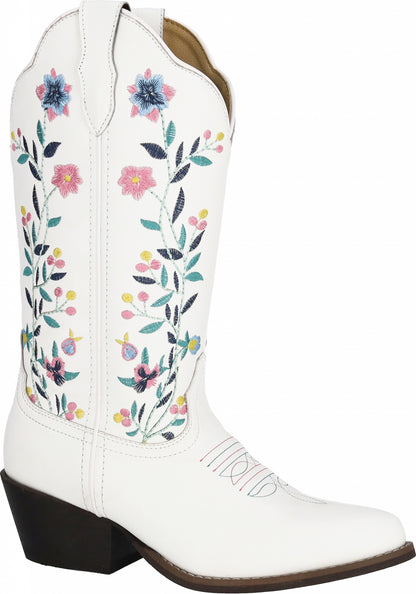 Smoky Mountain Ladies Lacey Embroidered Leather Western Boots