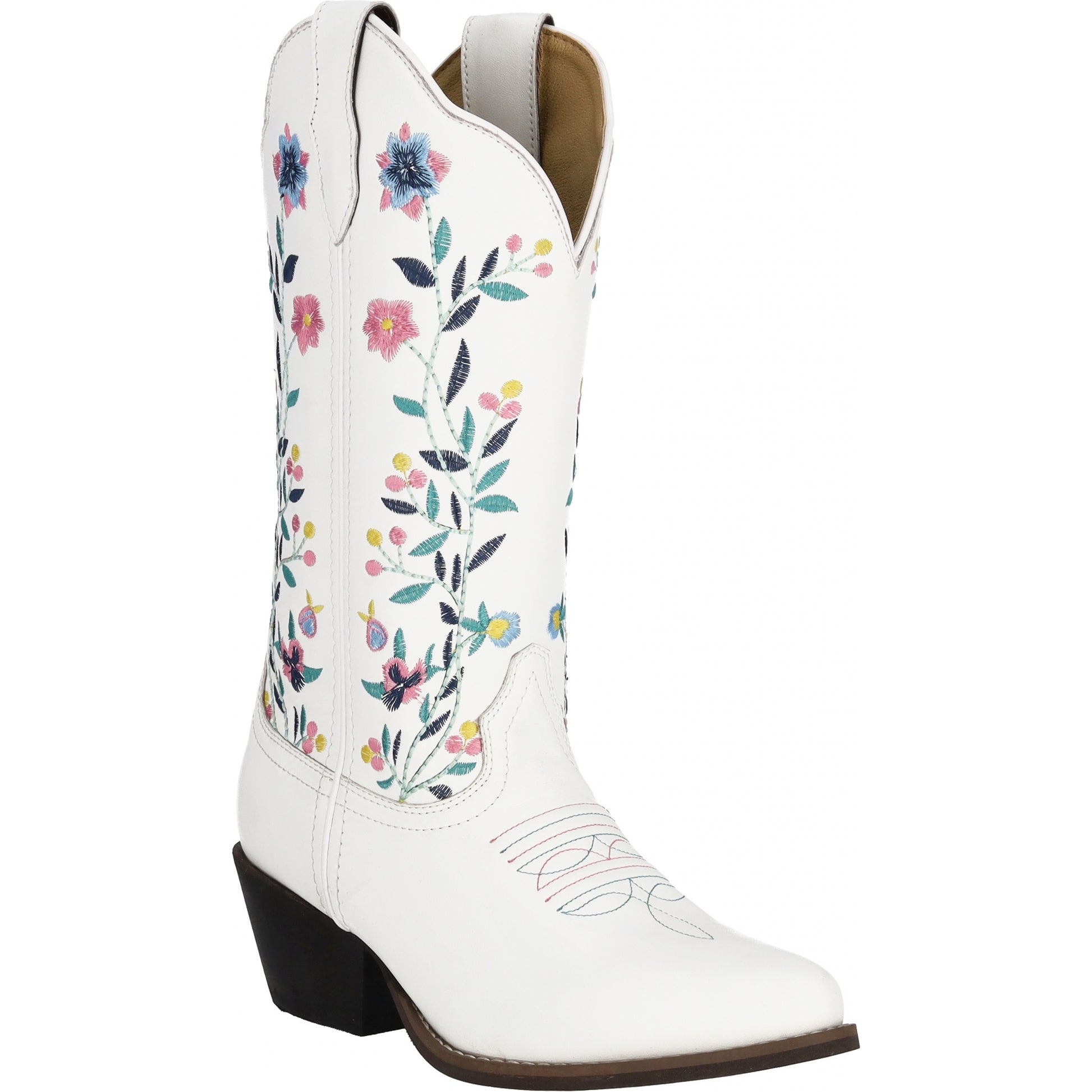 Smoky Mountain Ladies Lacey Embroidered Leather Western Boots