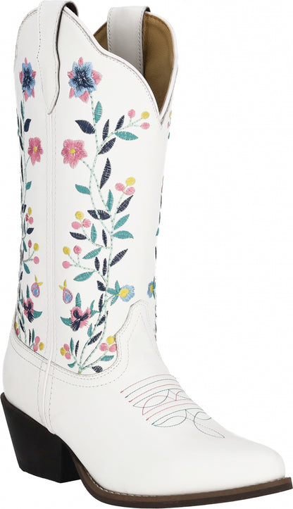 Smoky Mountain Ladies Lacey Embroidered Leather Western Boots