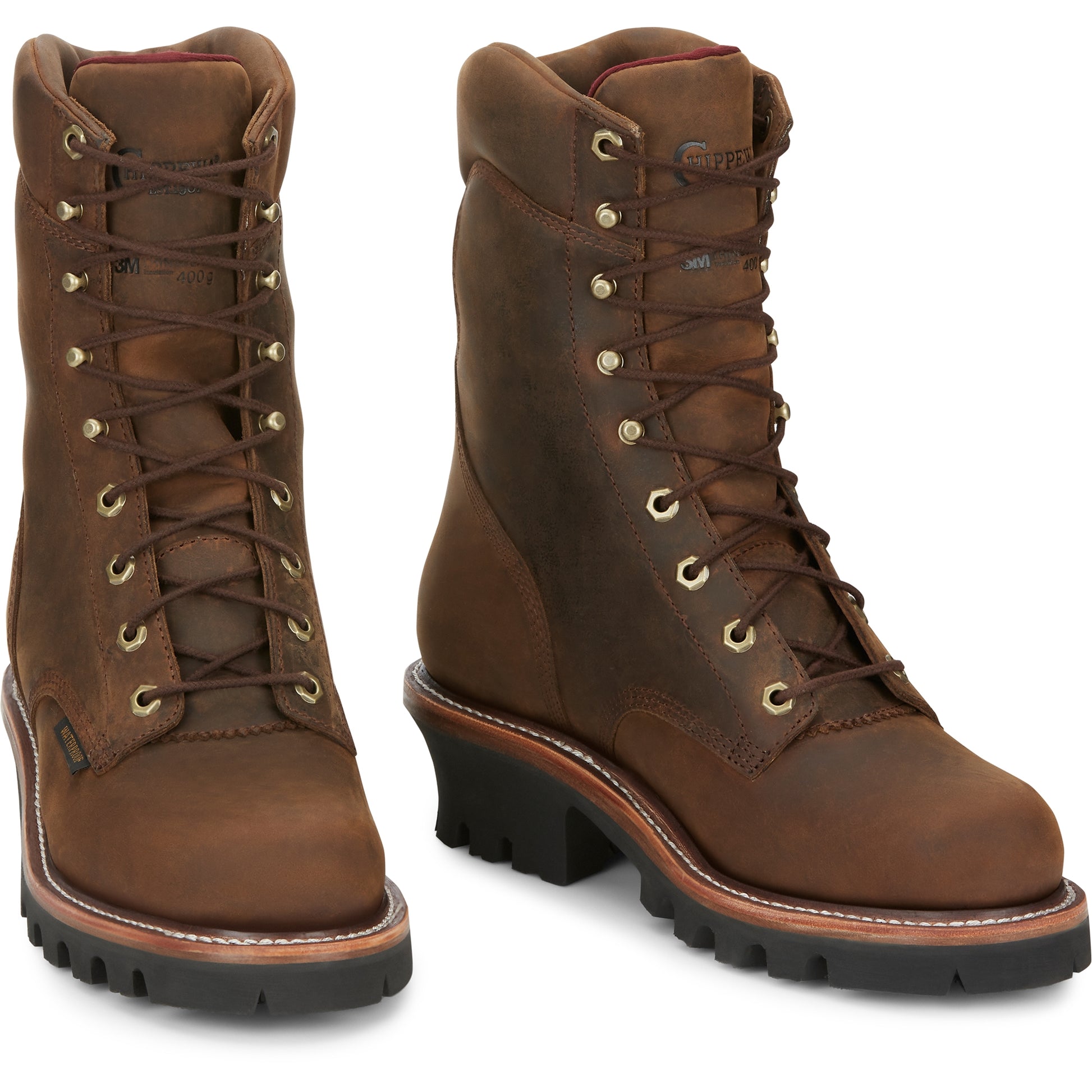 Chippewa Mens Super DNA 9" Waterproof Insulated Logger Boots