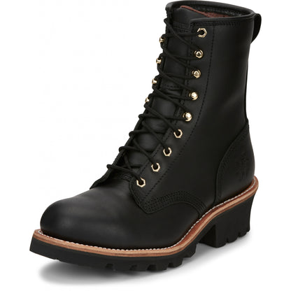 Chippewa Mens Baldor 8" Steel Toe Logger Boots