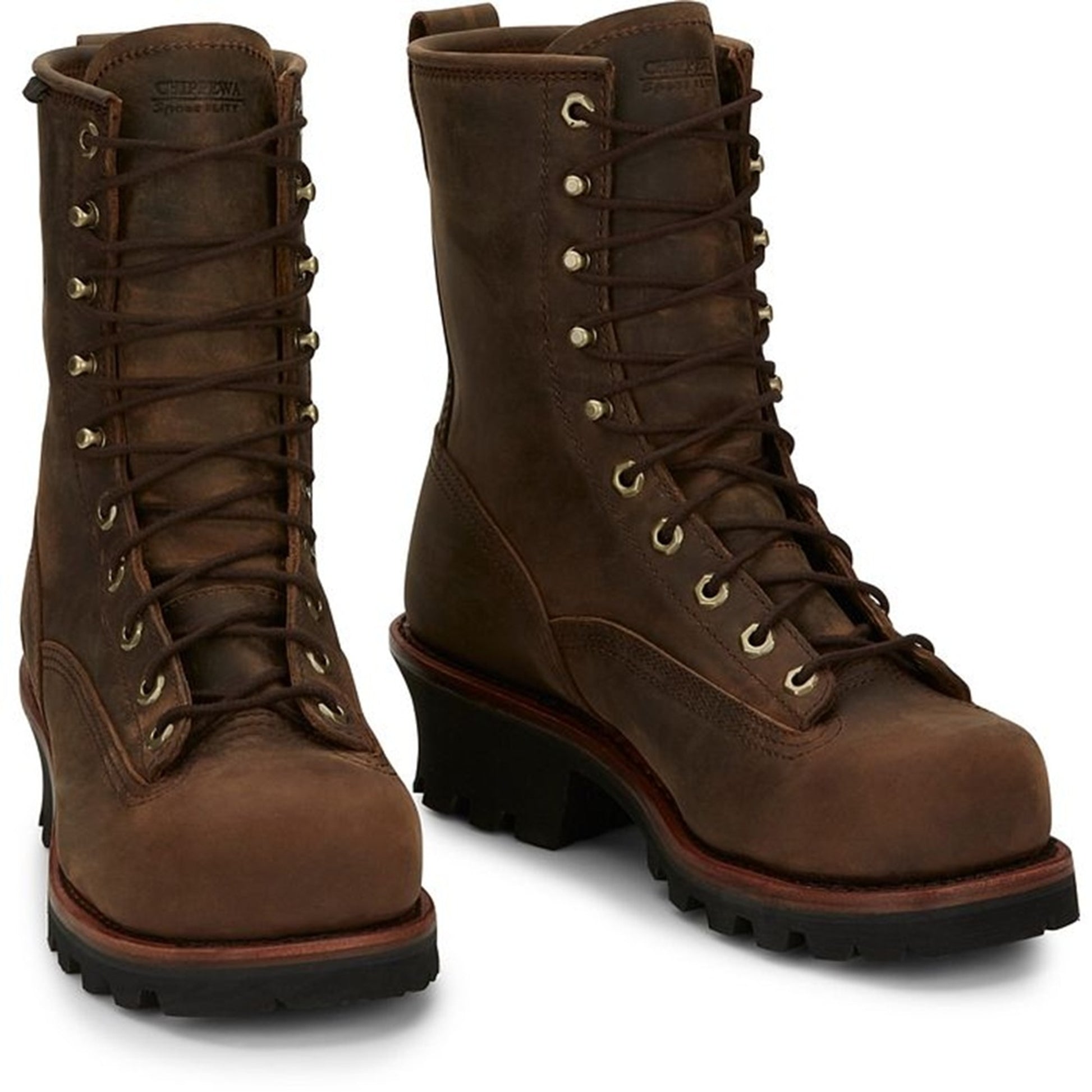Chippewa Mens Paladin 8" Waterproof Steel Toe Logger Boots