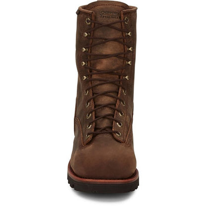Chippewa Mens Paladin 8" Waterproof Insulated Steel Toe Logger Boots