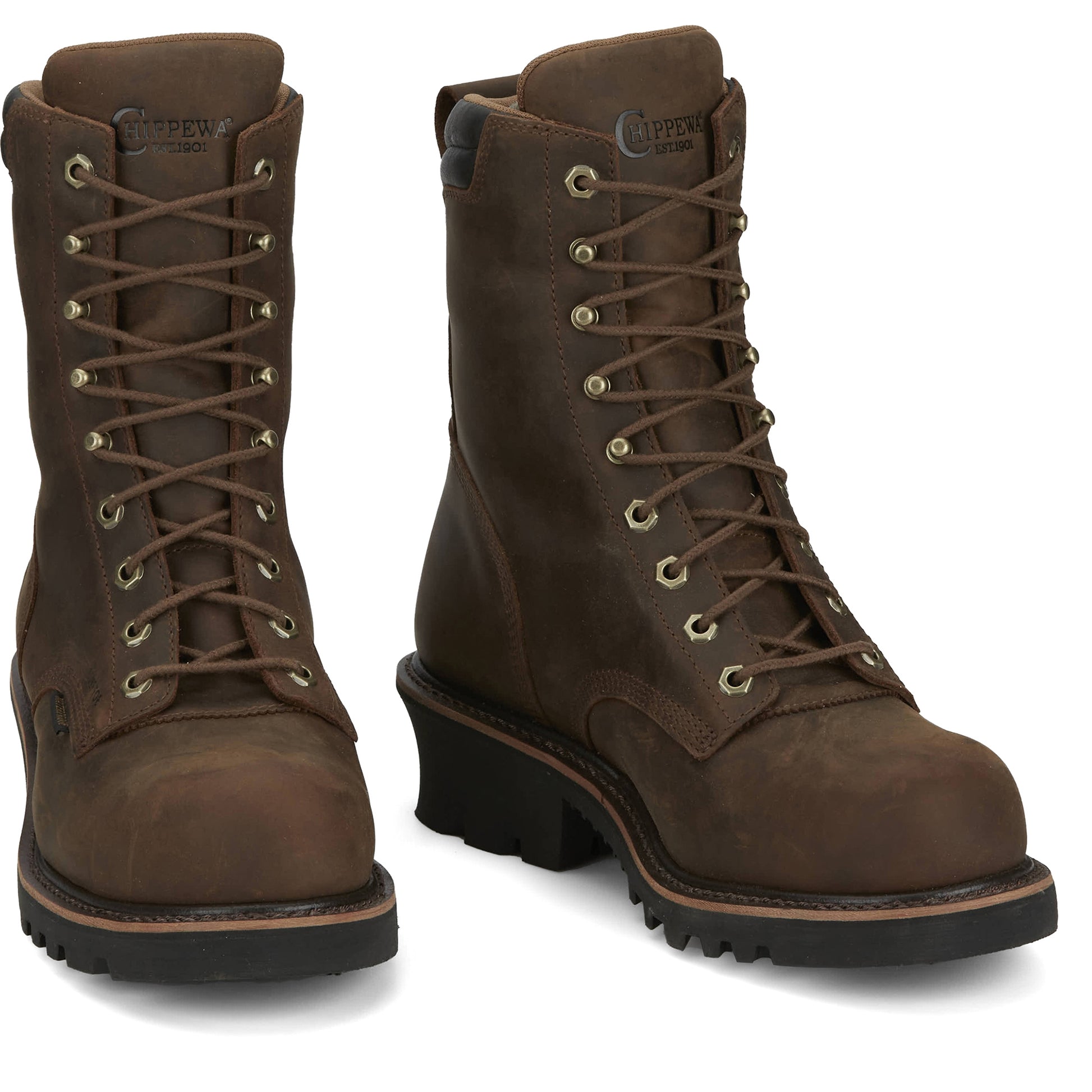 Chippewa Mens Valdor 8" Waterproof Comp Toe Logger Boots