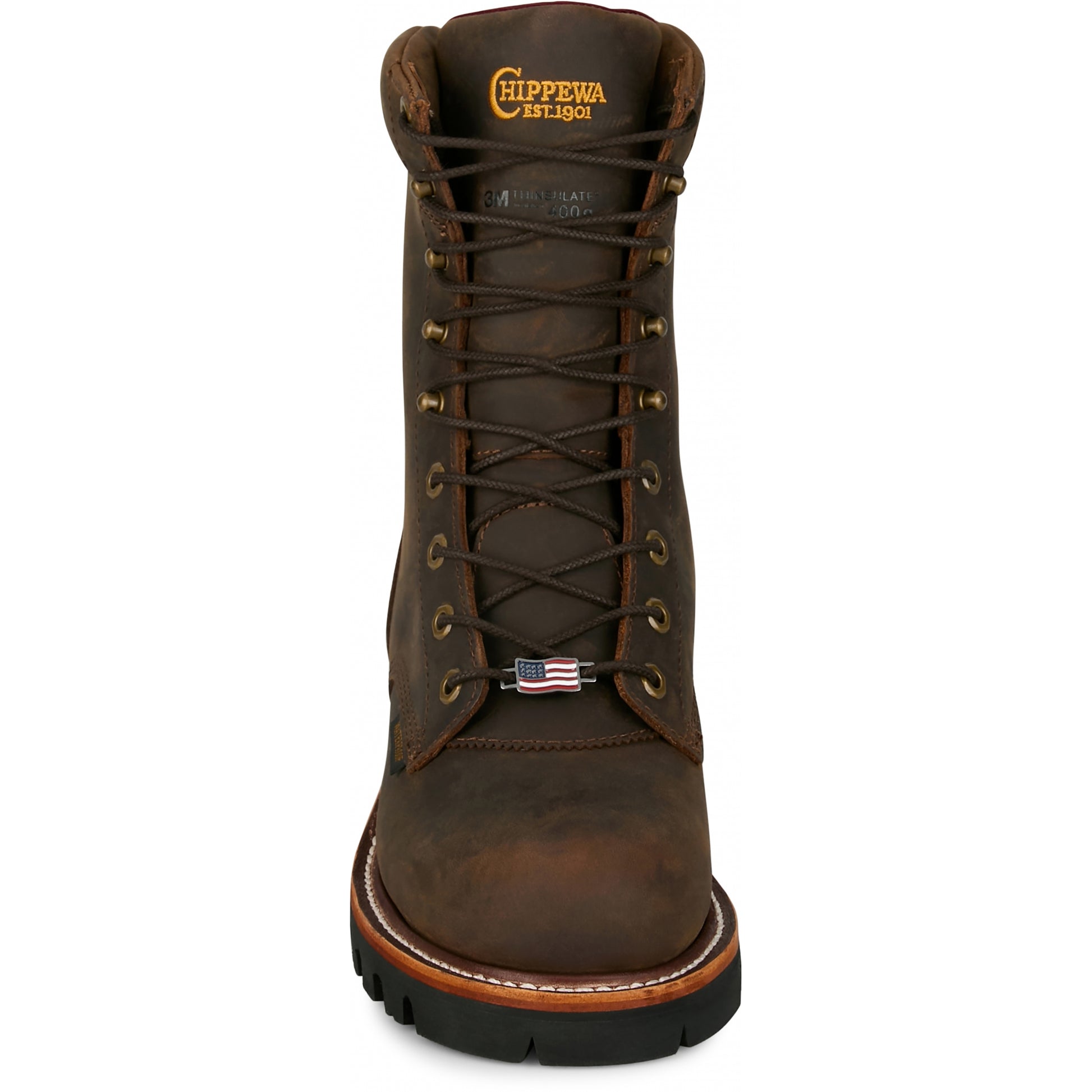 Chippewa Mens Super Logger 9" Waterproof Insulated Steel Toe Boots
