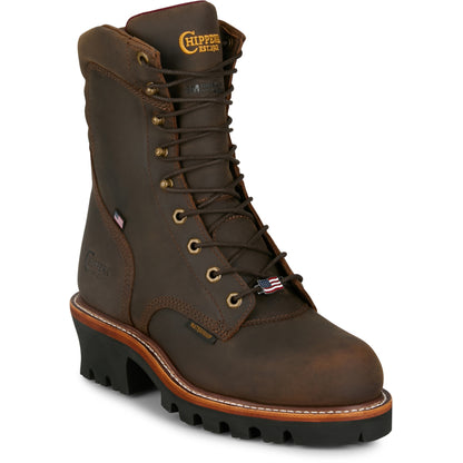 Chippewa Mens Super Logger 9" Waterproof Insulated Steel Toe Boots