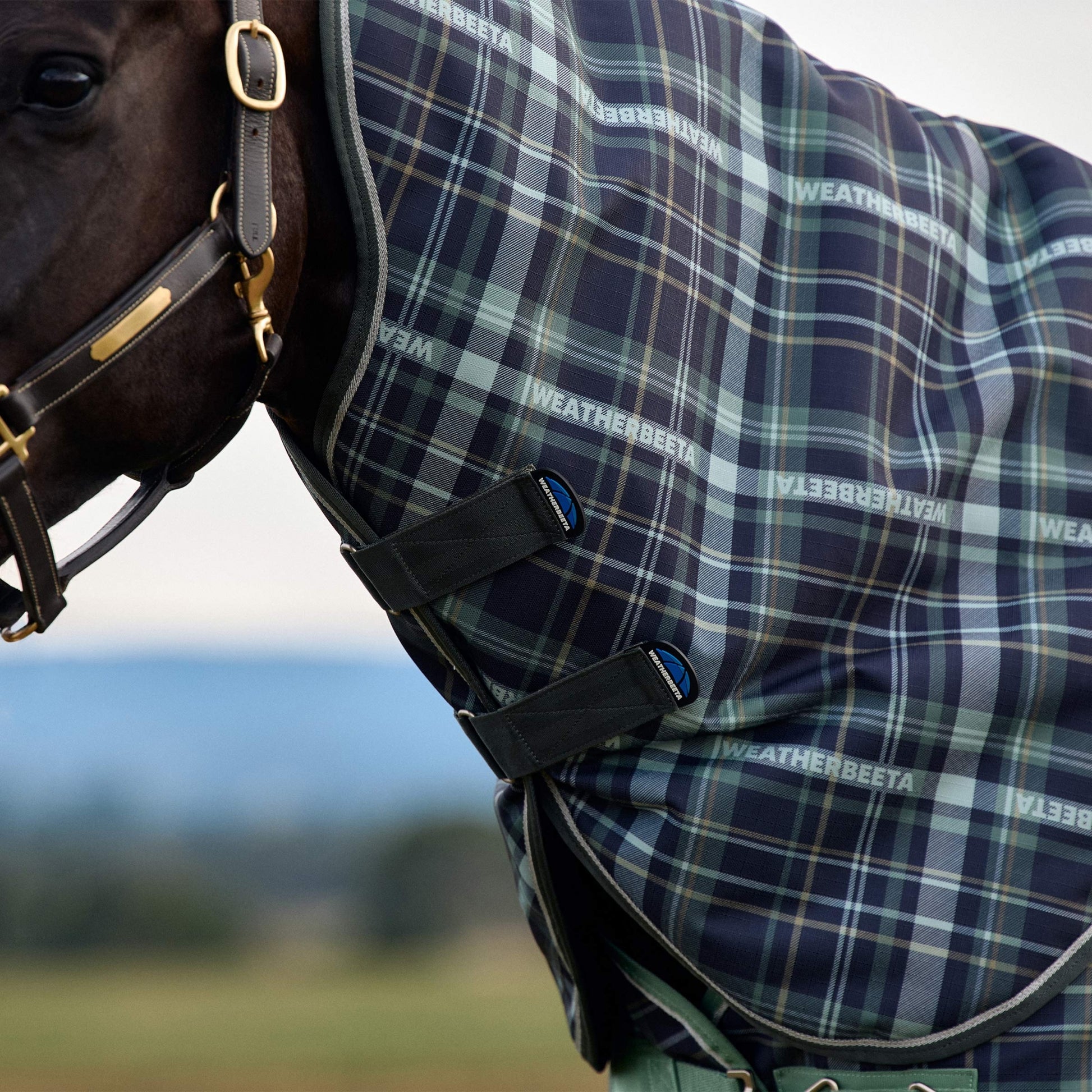 Weatherbeeta Comfitec Limited Edition Plaid Print Turnout Neck Cover 220g
